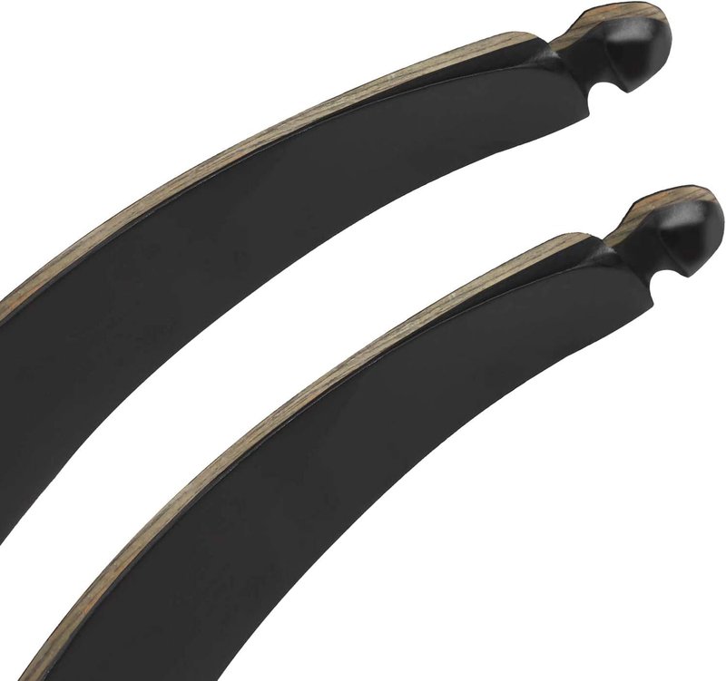 Samick Sage Recurve Bow Limbs - Durable Maple Fiberglass Takedown Replacements | 25-60 lbs for Archery Practice