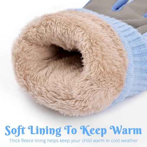 Children Ski Gloves Kids Waterproof Winter Outdoor Snowboard Warm Gloves for Boys Girls