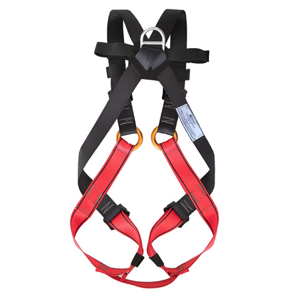 NewDoar Climbing harness CE Certification Full Body for Amusement Park & Rock Climbing Expedition(7-10 Years)