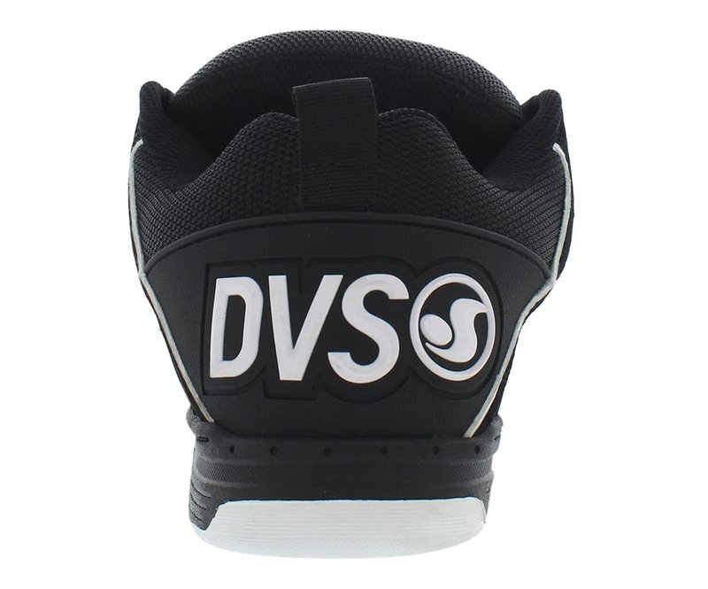 DVS Men's Comanche Shoe, Black/White Nubuck, 10.5 Medium US