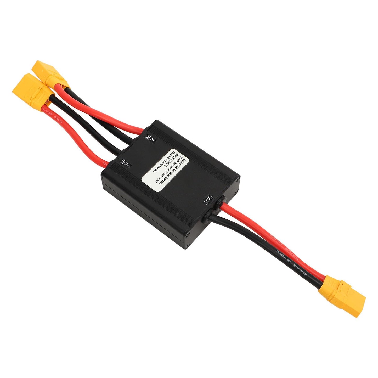 VGEBY Dual Battery Adapter, 60A High Current Capacity Electric Battery Interface, Electric Battery Interface, Discharge Balancer for Electric Tools, Drones, and Electronics