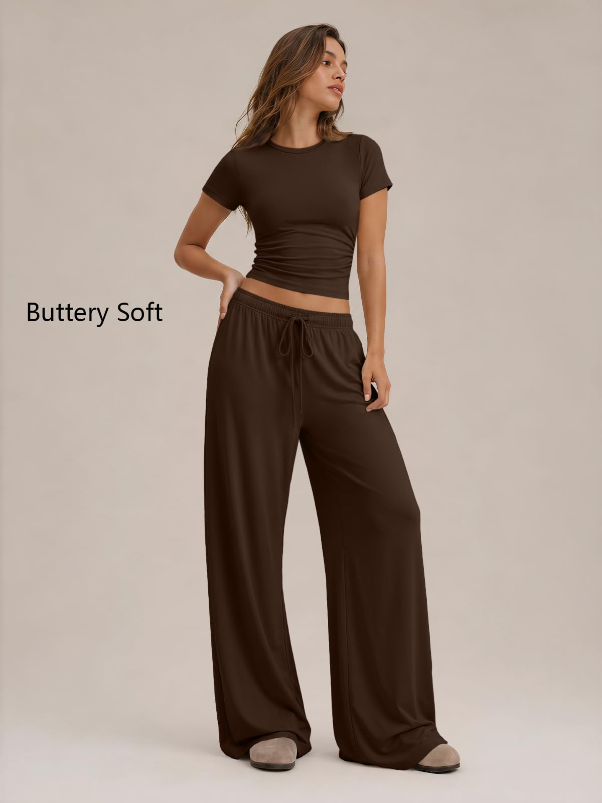 Trendy Queen Women's 2 Piece Matching Summer Lounge Set with Pockets