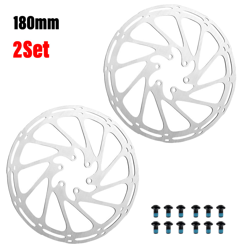 MTB & Road Bike Disc Brake Rotors 6-Bolt Mounting | Multiple Sizes