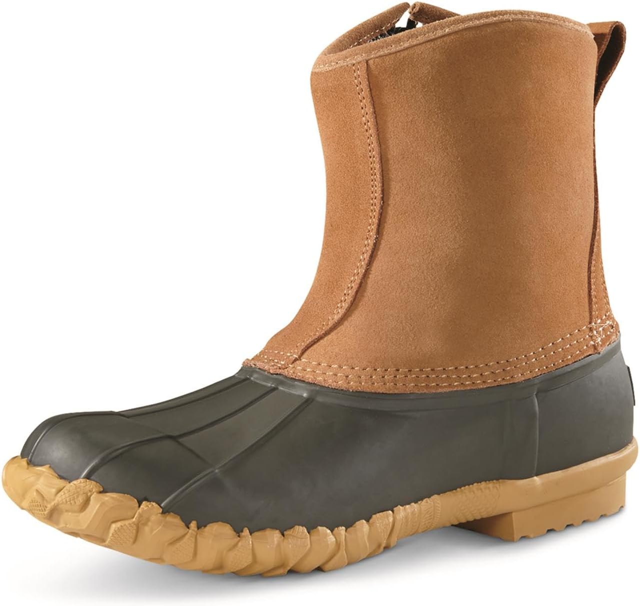 Men’s Insulated Leather Duck Boots - Waterproof Winter Shoes | 400g Insulation