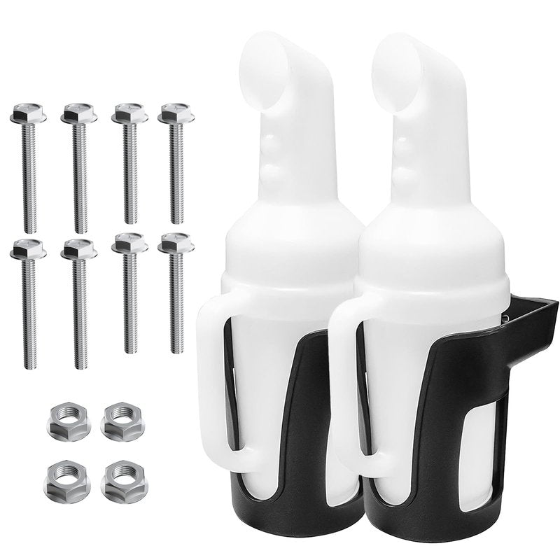 Panglong Universal Golf Cart Sand Bottle with Holder, Golf Sand Bottle Suitable for Yamaha Club Car EZGO, Divots Filler Sand & Seed Bottle with Rattle Proof Holder 2PC