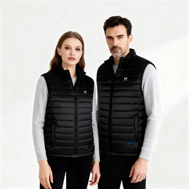 MRAWARM Heated Vest, Lightweight Electric Heated Vest for Men Women wiht 6 Heating Zone and 3 Temperature