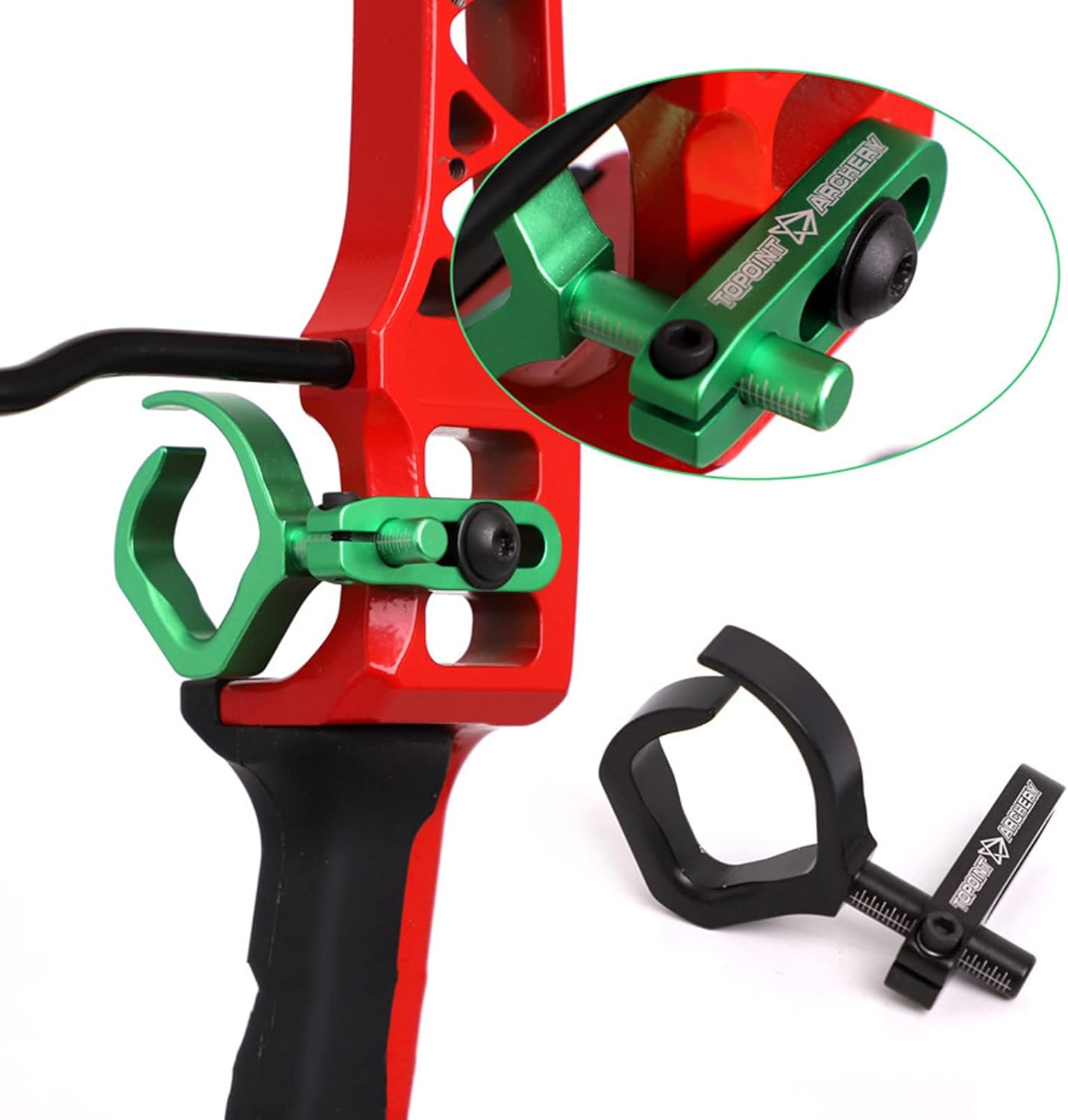 Bowfishing Arrow Rest - Aluminum Alloy for Right & Left Hand | Archery Accessory for Compound & Recurve Bows