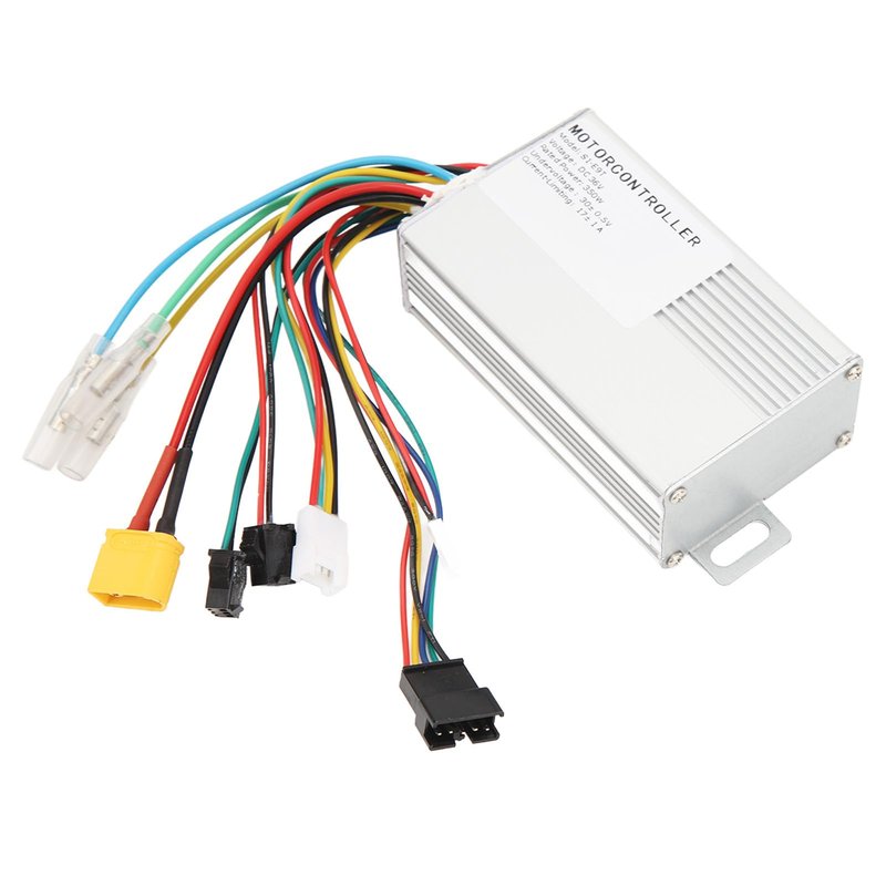 E Motor Controller, 36V 350W Electric Scooter Controller with Aluminum Alloy Shell, Aluminum Alloy Brushless Motor Controller for Electric Scooter