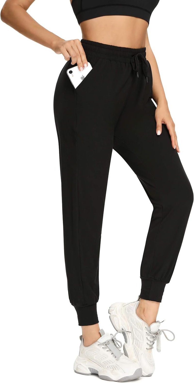 Women's Athletic Joggers - 3 Pack Sweatpants with Pockets for Yoga & Running | Comfortable Fit