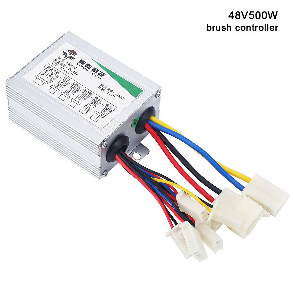 Alomejor 48V Motor Speed Controller,high Efficiency Brushed DC Motor Controller 500W,for e-Bikes Scooters Golf Carts Industrial Machinery