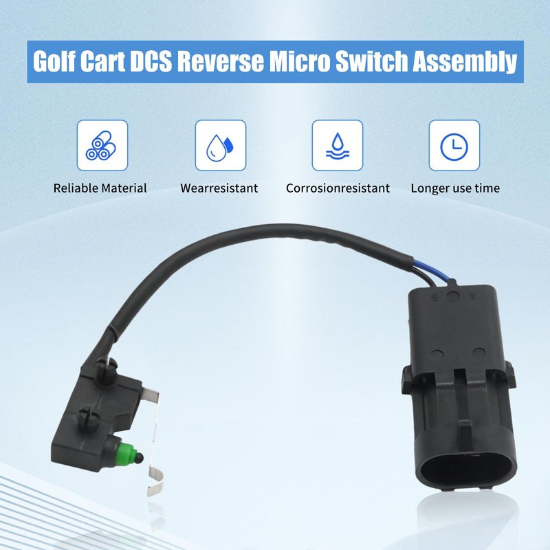 EATAKWARD 73195-G01 Golf Cart DCS Reverse Micro Switch Assembly, Replacement for EZGO DCS Electric Vehicles 1996 1997 1998 1999 2000 2001 2002, Replaces CS25537 N5537 6-154 15843