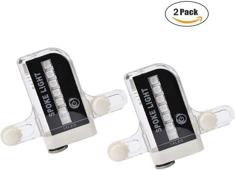 Bike Wheel Lights (2 Pack) - Waterproof LED Bicycle Spoke Lights - Bike Accessories - 30 Different Patterns Change - Great Gift for Adults Kids