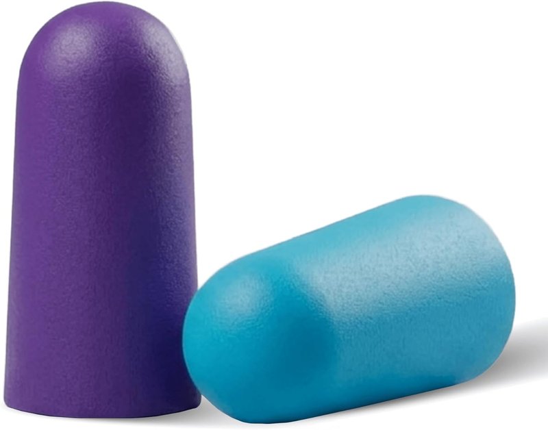 Soft Foam Earplugs - 33 dB NRR | Maximum Protection for Sleeping & Loud Environments - 50 Pairs (Neon)