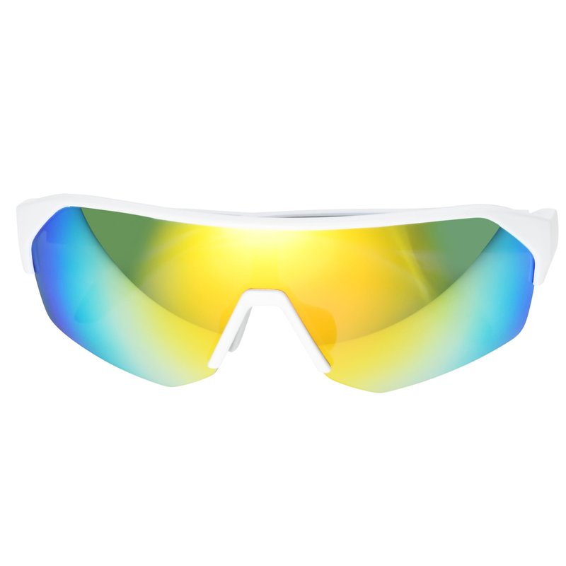 Rawlings Youth Falcon Pulse Jr. Shield Sunglasses, White, 129mm