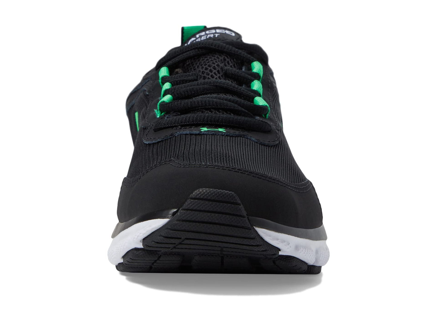 Under Armour Men's Charged Assert 9, (008) Black/Extreme Green/Extreme Green, 15
