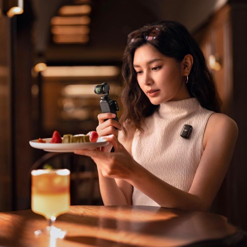DJI Osmo Pocket 3 Vlog Camera - 4K Resolution, 120fps, 3-Axis Stabilization | Mic Included for Clear Sound