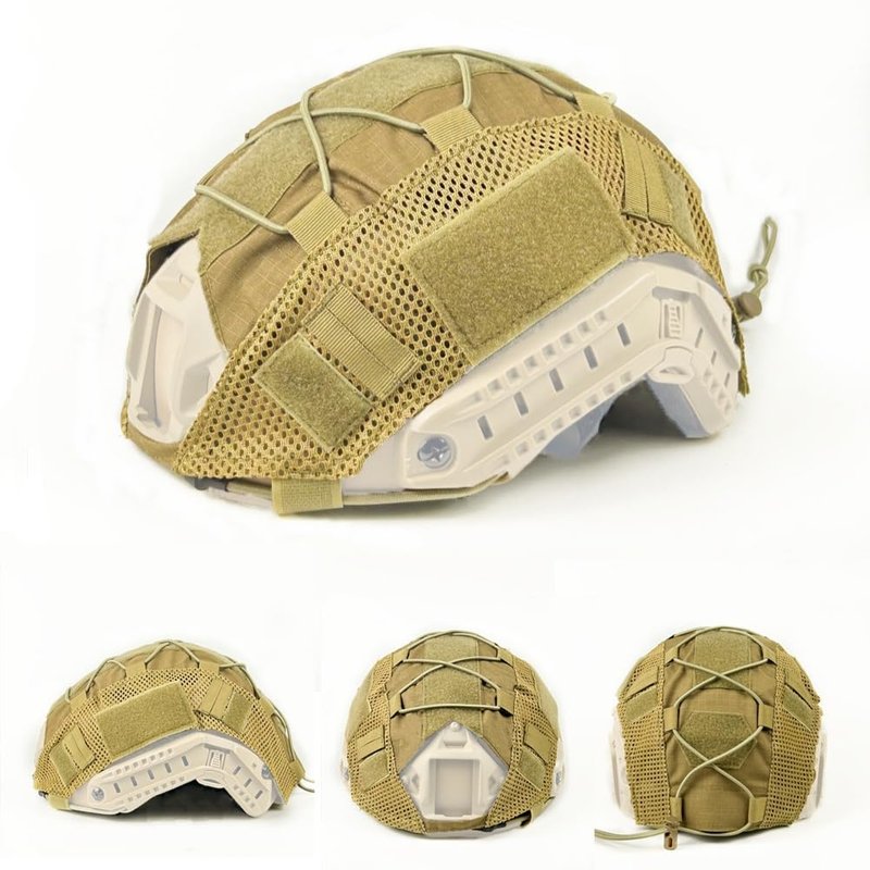 ATAIRSOFT Tactical Helmet Cover 500D Nylon Cloth for BJ/PJ/MH Airsoft Paintball Fast Bump in Size M/L/XL - Without Helmet