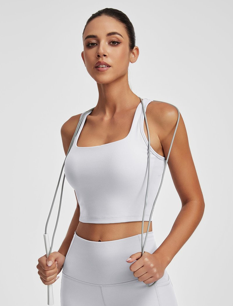 kakola Racerback Sports Bras for Women Padded Double Lined Sports Bra for Workout Yoga Gym