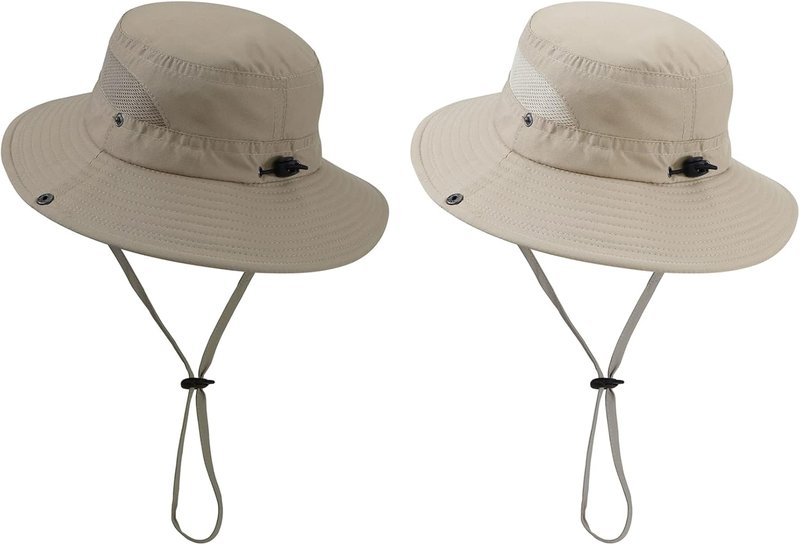 Outdoor Kids Sun Hat - UPF 50+ Quick Dry Adjustable Bucket Hat | Windproof Waterproof for Beach & Safari