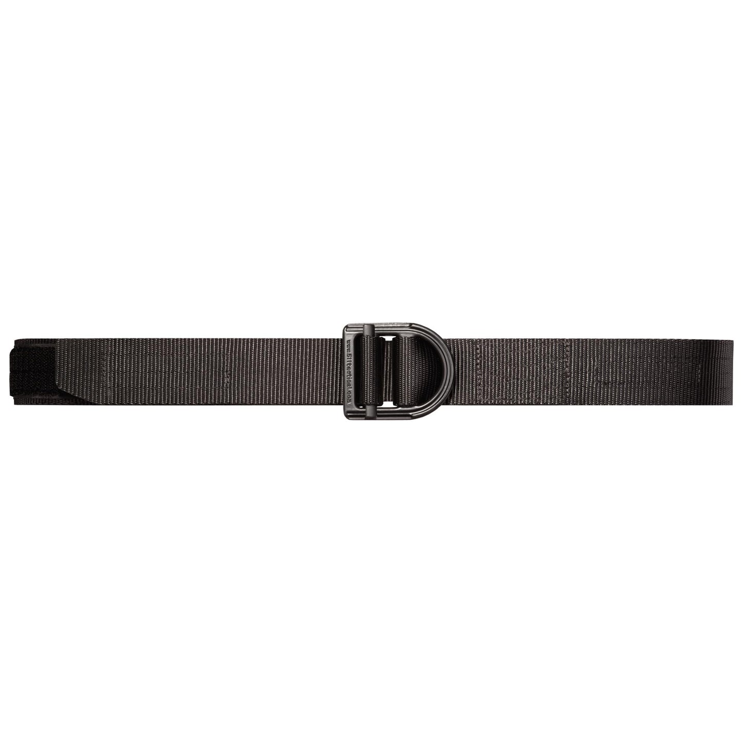5.11 Tactical Trainer Belt, 1.5" for Men or Women, Stainless Steel Buckle, Converts to Tie Down/Harness, Nylon, Style 59409, Black, Large
