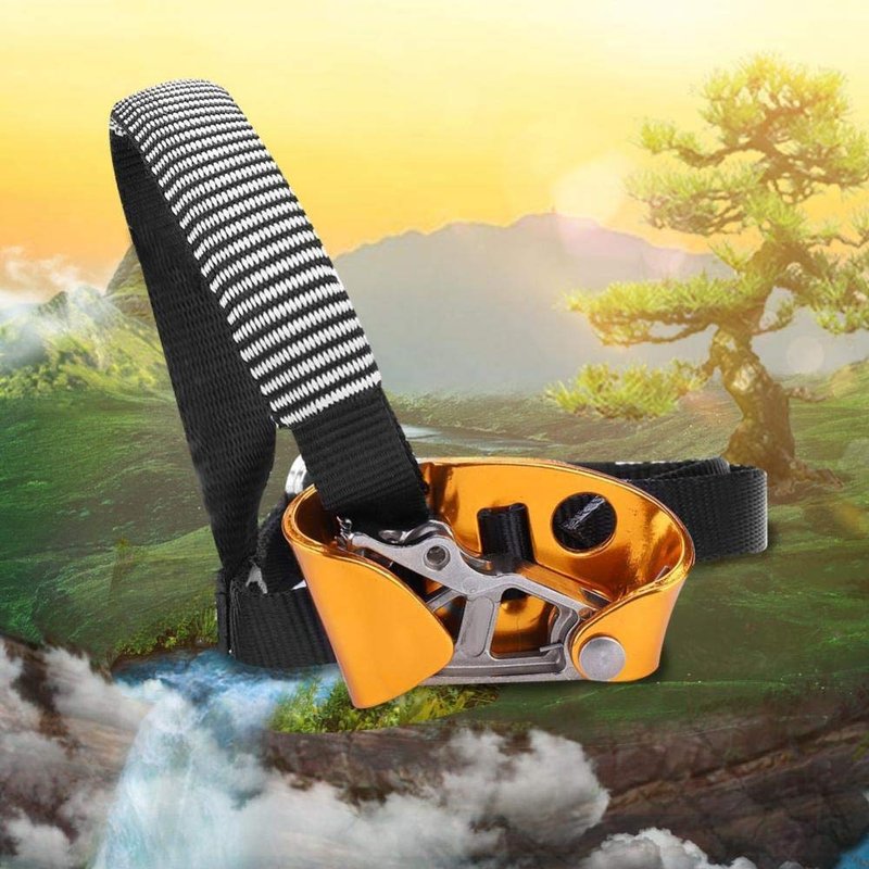 Alomejor Foot Ascender,Safe and efficient,Pedal Ascender,Professional Tree Climbing Gear for Arborists,Rescue Teams,Forestry Operations