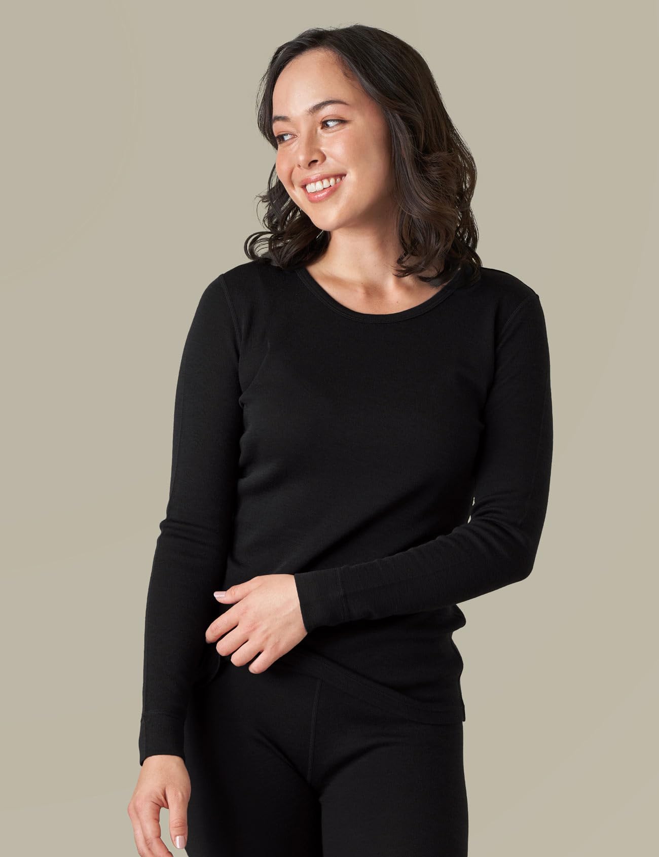 LAPASA Womens 100% Merino Wool Base Layer Set L58/L91/L127
