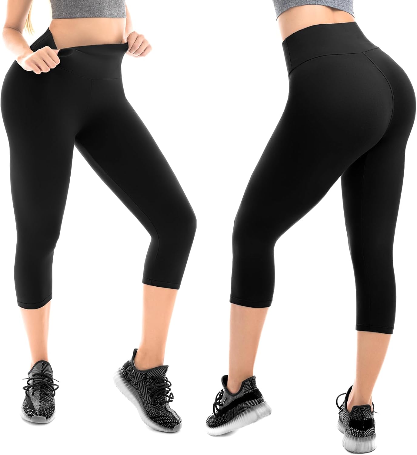 Capri Leggings for Women - Buttery Soft High Waisted Yoga & Gym Wear | Comfortable Activewear