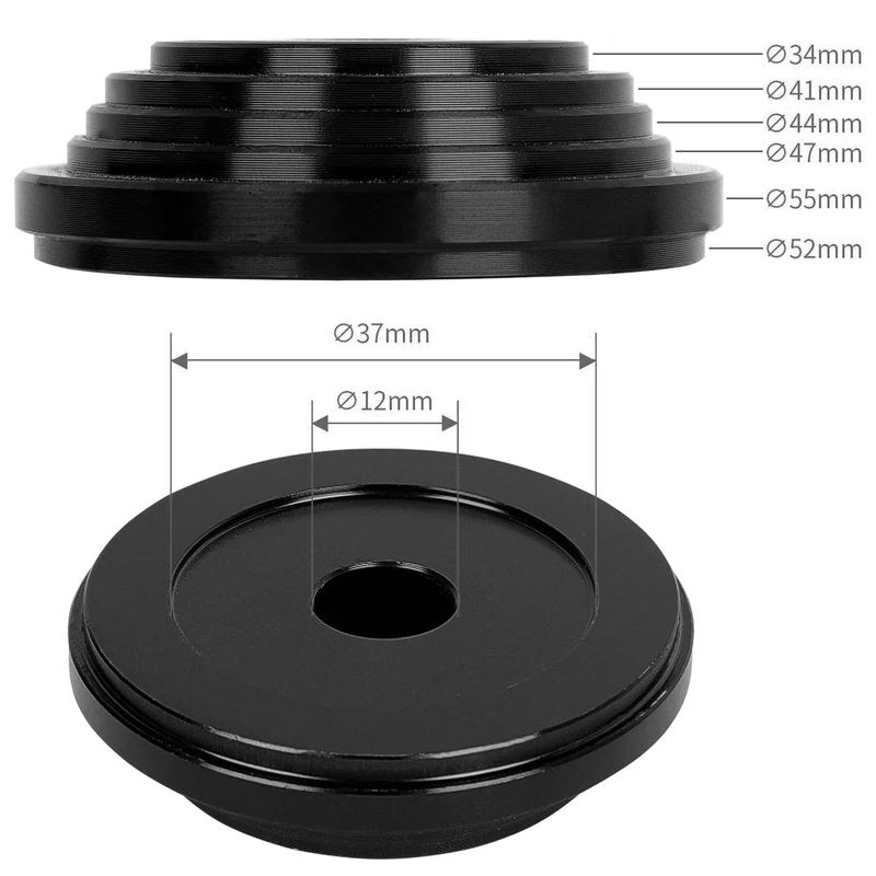 Auto-plaza Bicycle Bike Headset & Bottom Bracket Installation, Bike Removal Tool Bearing Press-in Tool for Headset BB Bottom Bracket Repair Parts Black