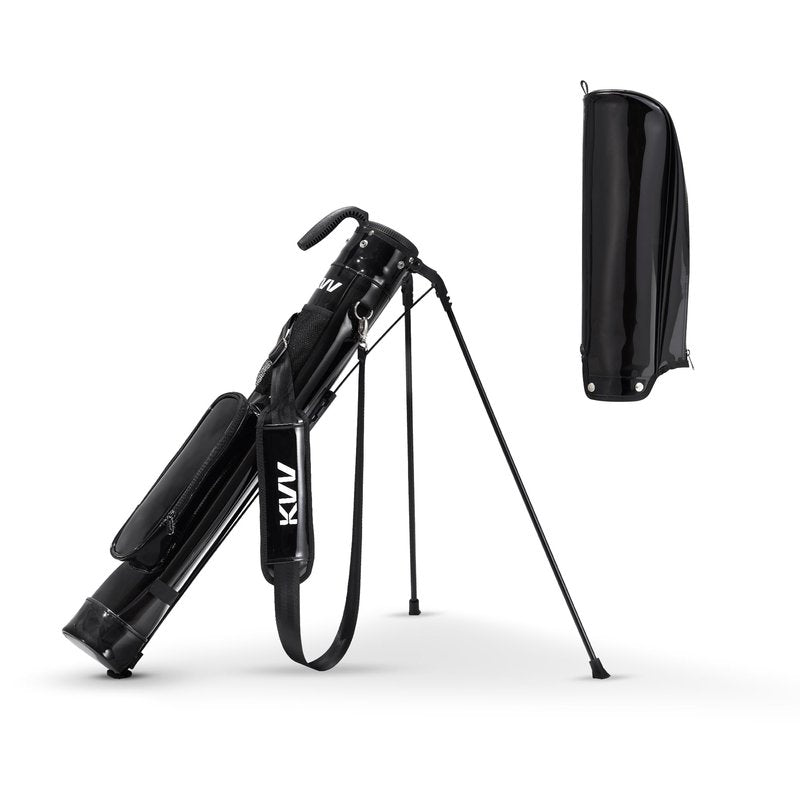 KVV Lightweight Sunday Golf Stand Bag, Colorful Fashion Pitch and Putt Golf Bag (Rose)