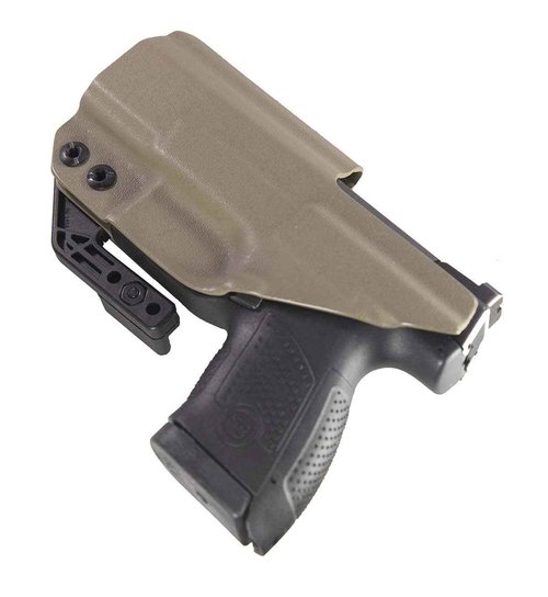 FDO Industries (Formerly Fierce Defender) IWB Kydex Holster CZ P10s Optic Cut -The Paladin Series -Made in USA- (Flat Dark Earth)