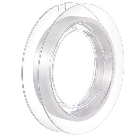Tatuo 218 Yards/ 654ft Clear Fishing Line 0.25mm Nylon Invisible Thread String for Hanging Christmas Ornaments, Bracelet Making, Sew Hobby, Clear Beading Thread with Bead Needle