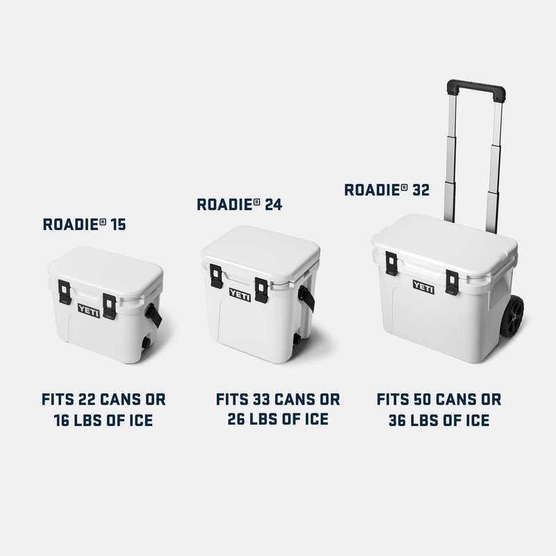 YETI Roadie 24 2.0 Hard Cooler - Durable Design with DoubleDuty Shoulder Strap | Ideal for Outdoor Adventures