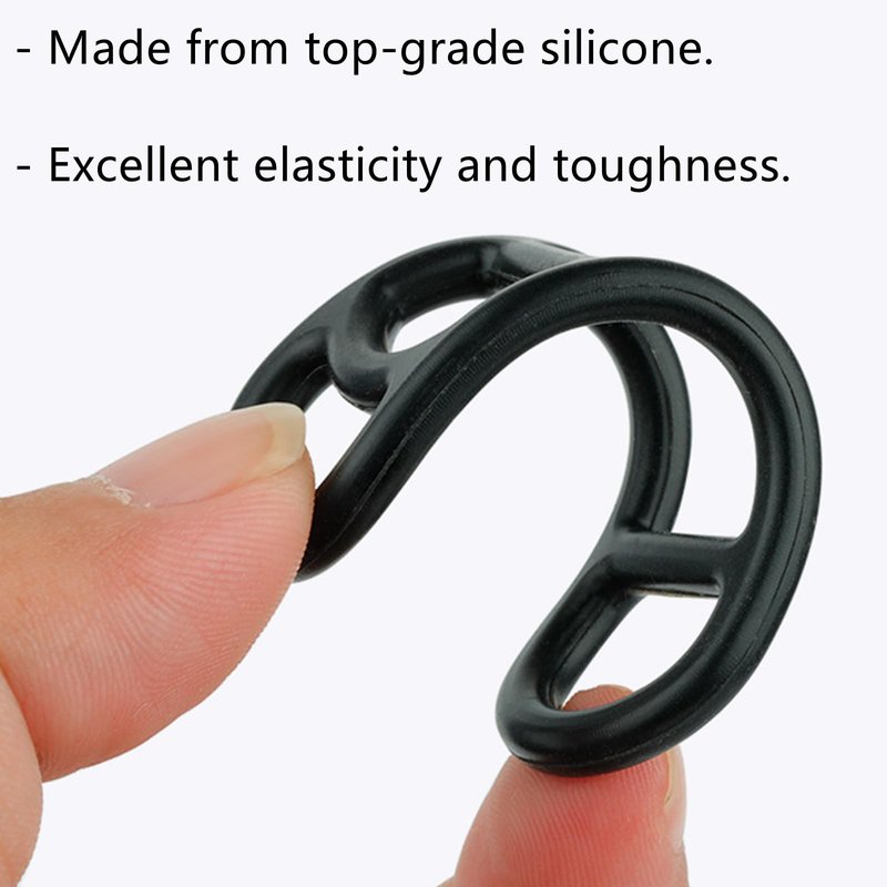 YTRUOYI 12 Pcs Bicycle Light Straps, Bike Rubber Strap Replacement Bike Flashlight Mount Band Cycling Rubber Bands for Flashlights Cell Phones Speaker Lights Holder Bicycle Handlebar Bicycle Light