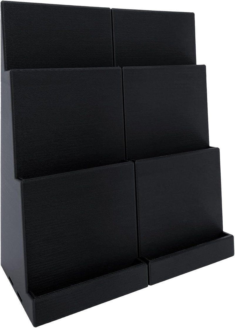 Magnetic Holder Card Display Stand - 2 Pack Black Trading Card Holder for Collectors