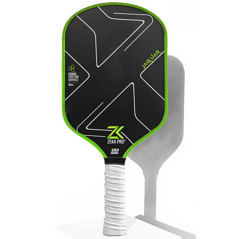 T700 Raw Carbon Fiber Pickleball Paddle - Aerodynamic Curve for Explosive Power & Control, 16mm Polypropylene Honeycomb, Thermoformed, Textured Grit Surface for High Spin, Premium Grip
