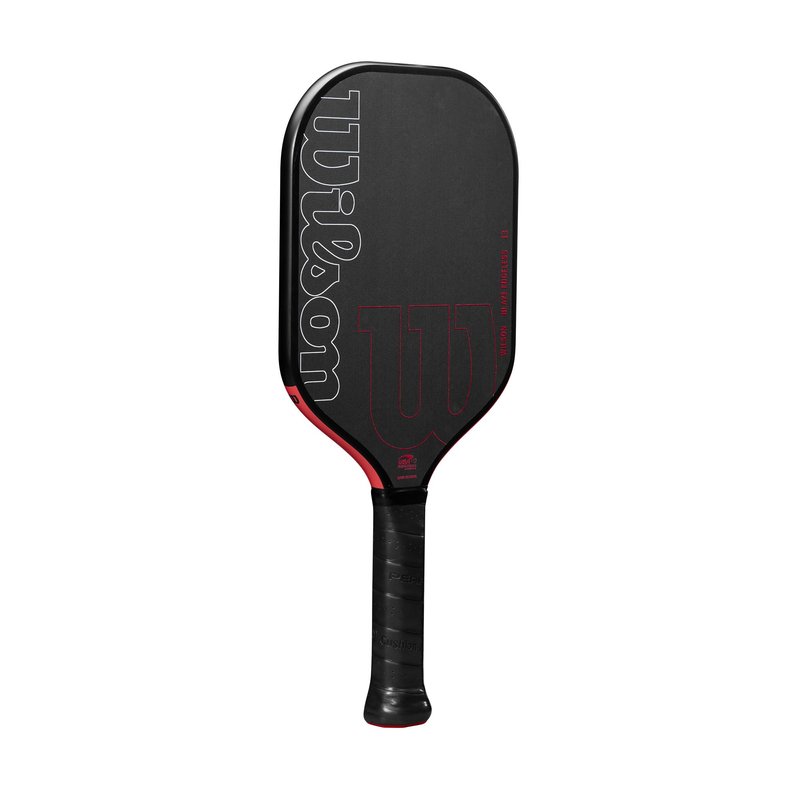 Wilson Blaze Edgeless 13 Pickleball Paddle - Black/Red, Grip Size 2-4 1/4"