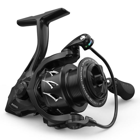 KastKing Spartacus II Plus Spinning Reel – IPX5 Waterproof Freshwater/Saltwater Fishing Reel, 22LB Drag, 5.2:1 Gear Ratio, 7+1 Stainless Steel Bearings, Instant Anti-Reverse, Anodized Aluminum Spool