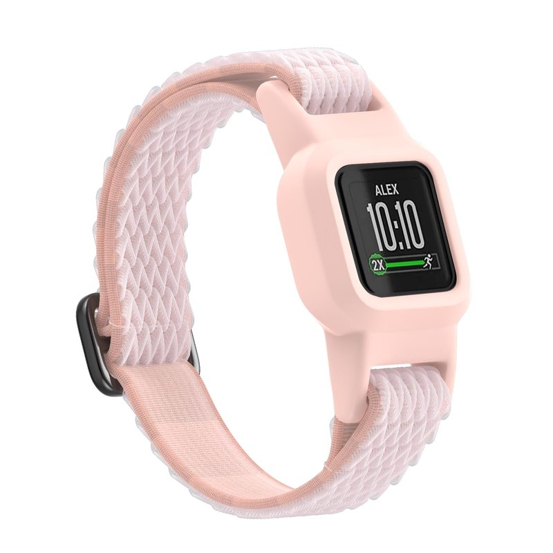 Vanet 3 Pack Compatible with Garmin Vivofit Jr 3 Bands for Kids, Soft Nylon Straps Silicone Sport Breathable Bands Adjustable Replacement Wristbands (set)
