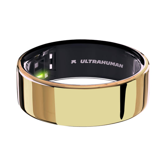 ULTRAHUMAN Ring AIR-Smart Ring Health Tracker, Size First Sizing Kit,Sleep Tracker,Smart Ring for Men/Women,Fitness Tracker (Bionic Gold, 9)