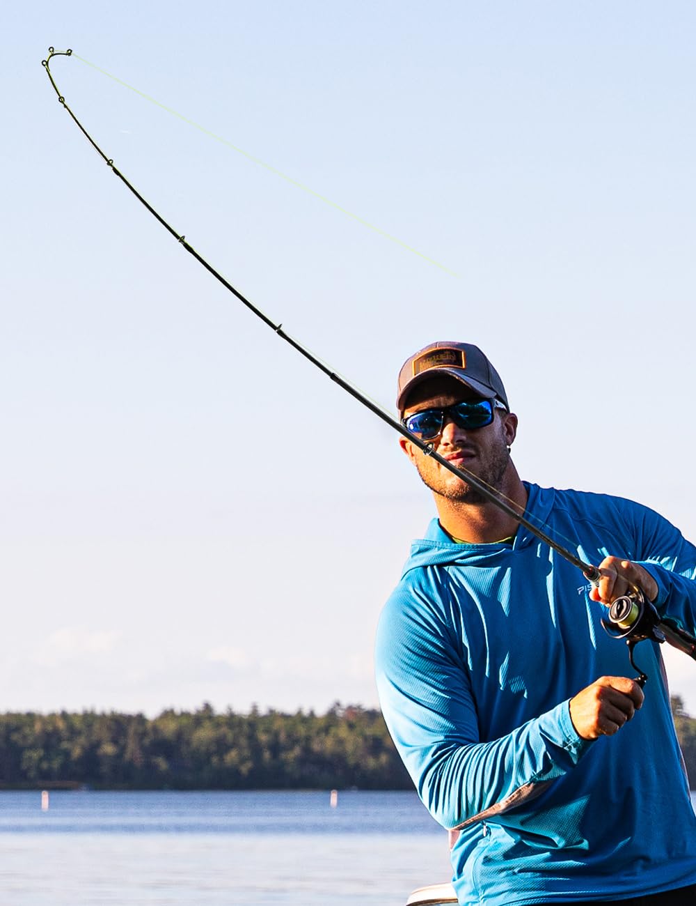 Piscifun Torrent Spinning Rod Portable Two Piece Casting Rod Durable Lightweight Sensitive Baitcasting Fishing Rod (6'6",M-F)