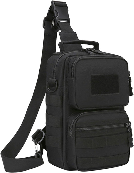 Tactical Backpack for Men - Military Sling Shoulder Bag for Hiking, Camping & Everyday Use | Versatile Crossbody Design
