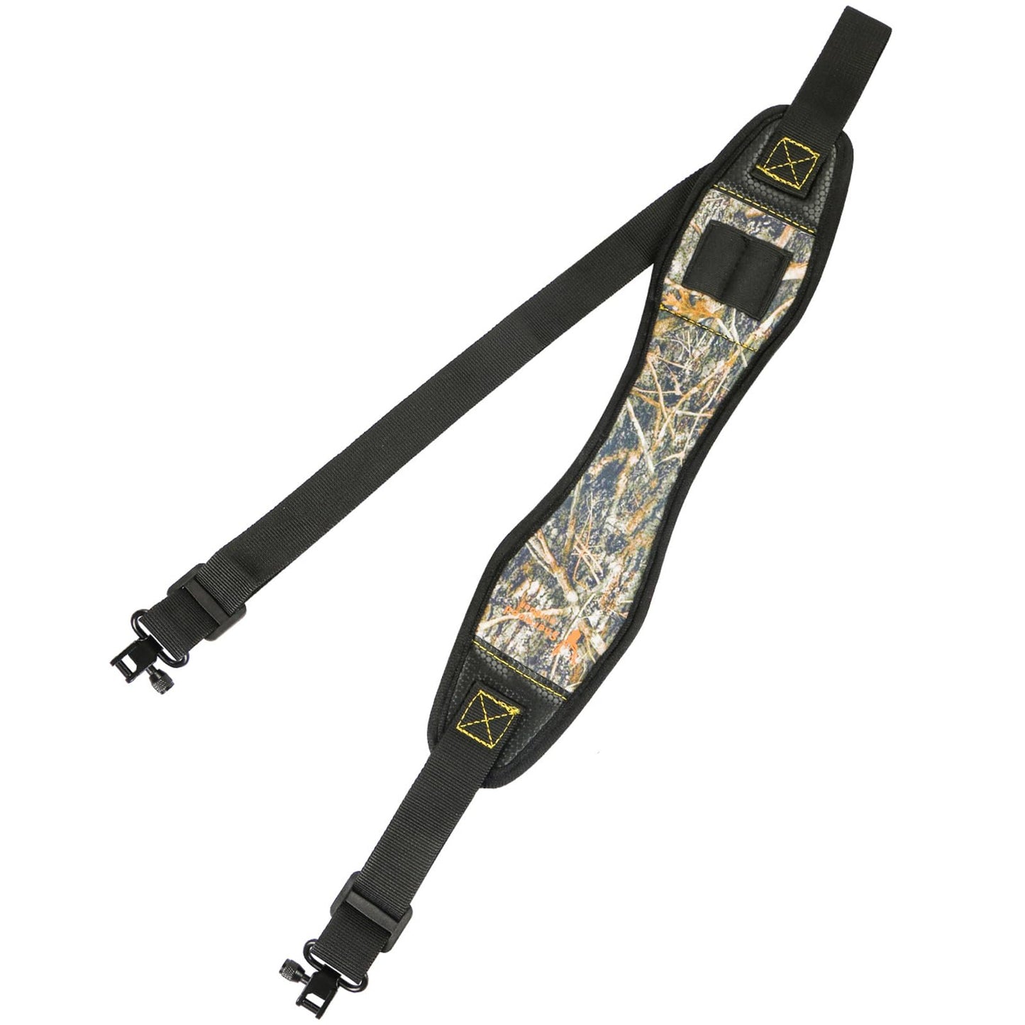 Yutetuter 1-Pack Gun Sling Two Point Sling Shoulder Padded Length Adjustable Strap with Removable Swivel