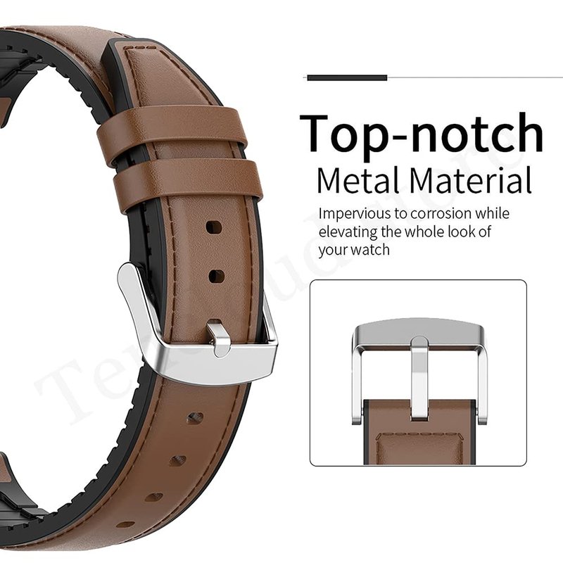 2 Pack Compatible with GloryFit T80 T70 T60 T50 P99 P98 Bands, Soft Silicone Leather Replacement Wristand for GloryFit Smart Watch Accessories