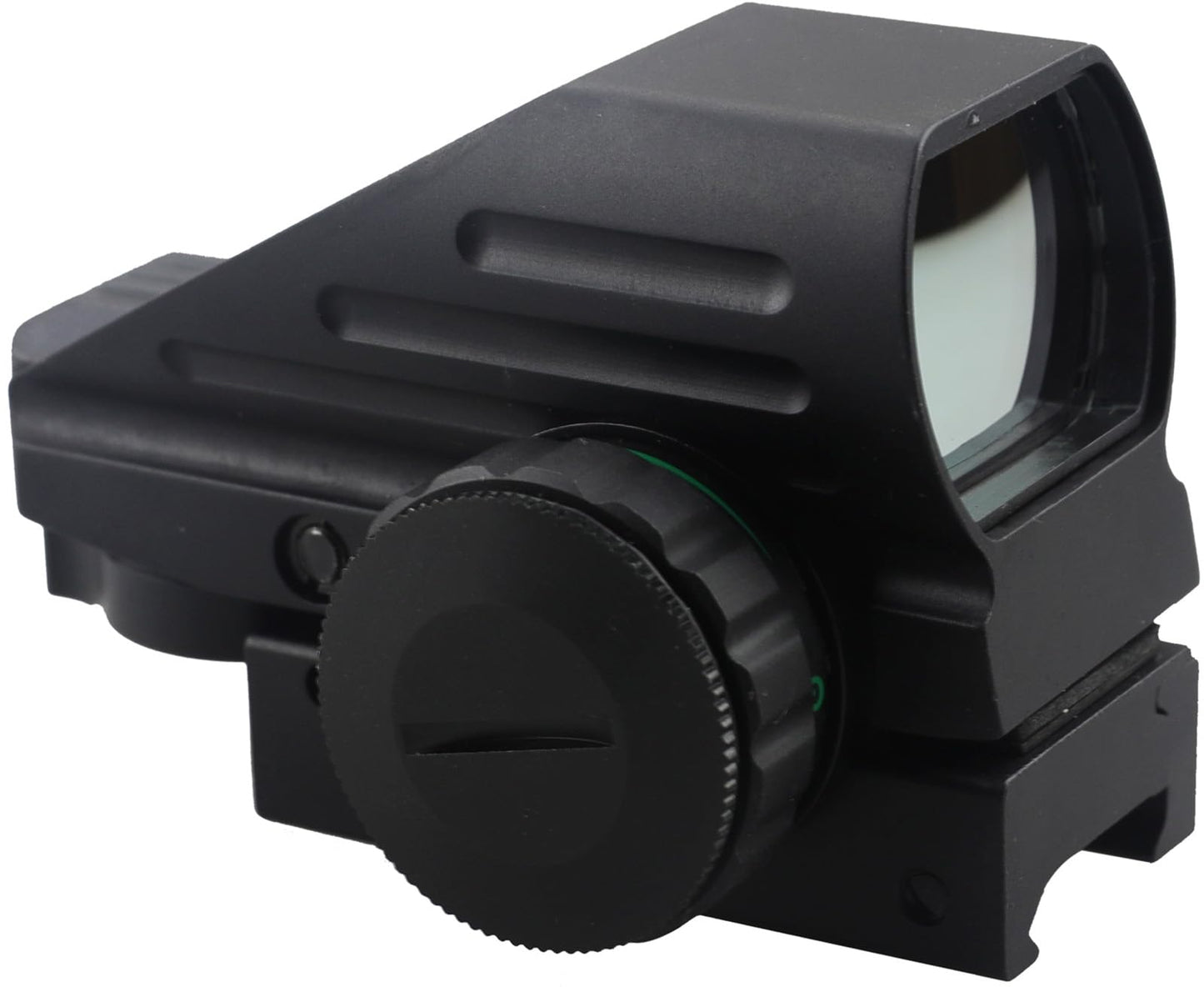 MAYMOC Red and Green Reflex Sight with 4 Reticles, with 20mm Mount Rail