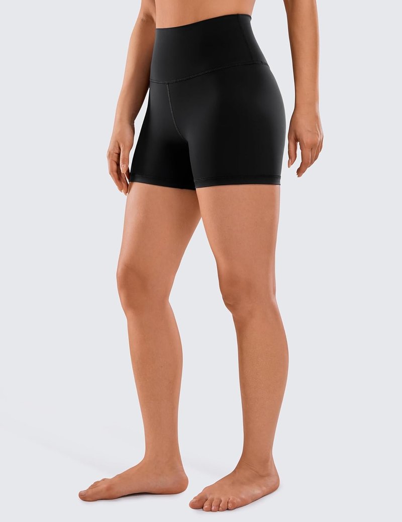 Naked Feeling Biker Shorts - High Waist Spandex for Yoga & Gym | 4-Inch Women's Activewear