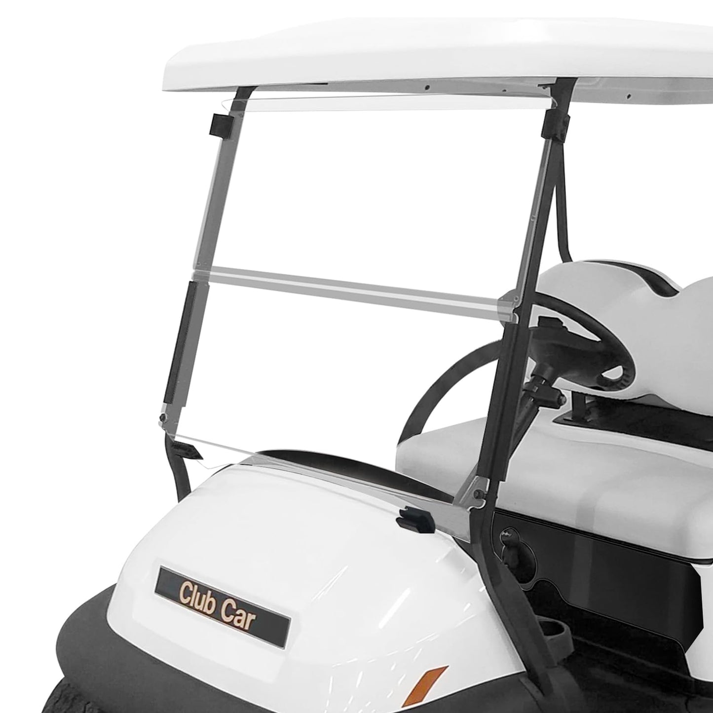 TechInovat Club Car Precedent Windshield (2004-Up), Golf Cart Tinted/Smoke Windshield for Club Car Precedent/Tempo/Onward with 2004-Up Models