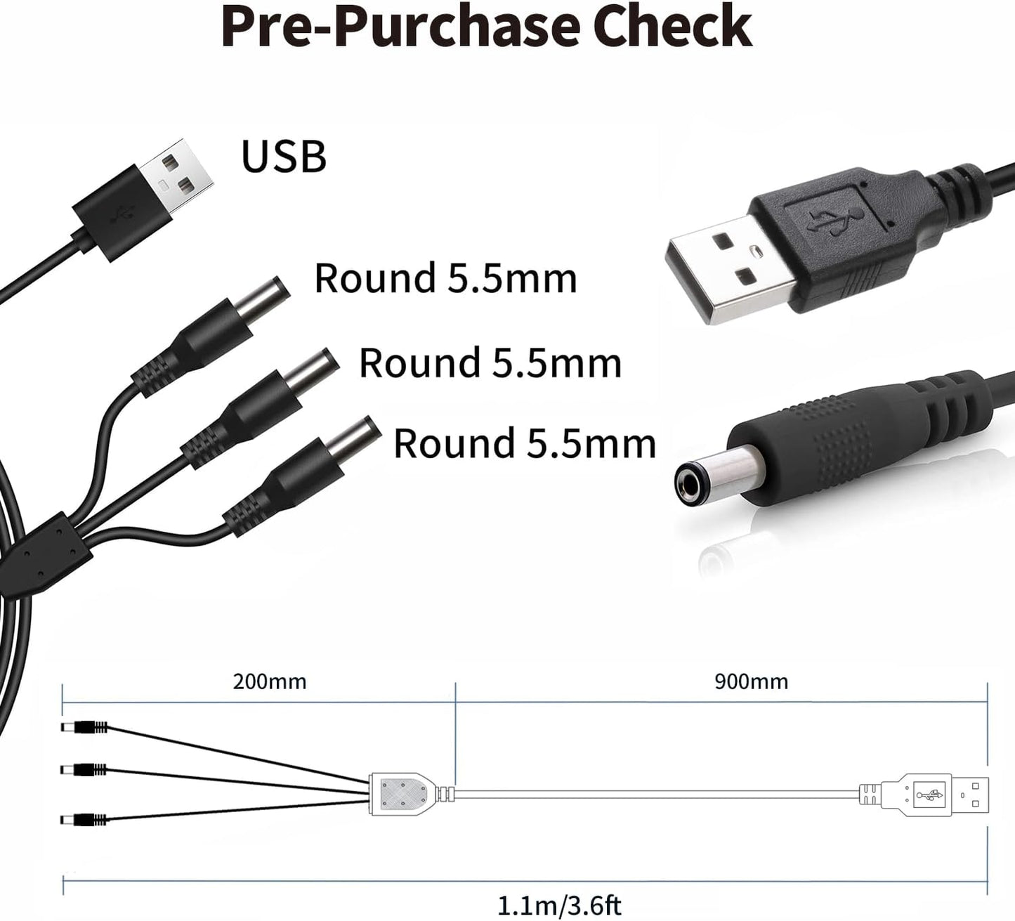 Universal Dog Shock Collar Charger Cable - 12-in-1 USB Charging Cord for Training Systems | Compatible with Bousnic, Mini Educator, Patpet