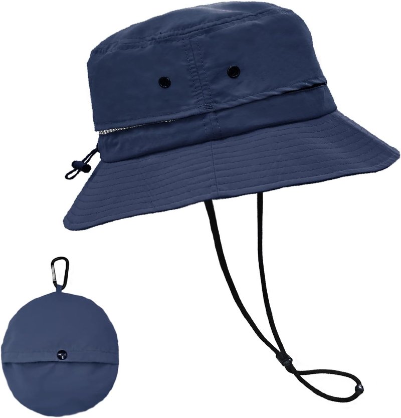 Packable Women's Bucket Hat - Quick Dry Mesh for UV Protection | Ideal for Fishing, Hiking, Beach & Safari