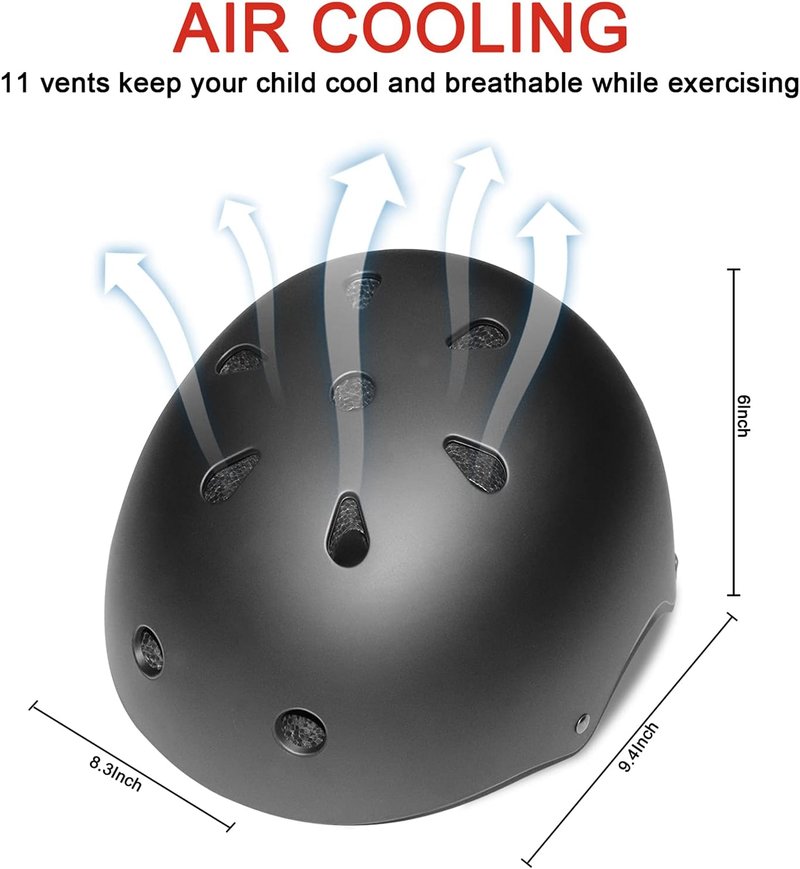 Kids Bike Helmet - Adjustable & Ventilated Multi-Sport Safety Gear for Ages 2-14 | Boys & Girls, Skateboard, Scooter, Bicycle