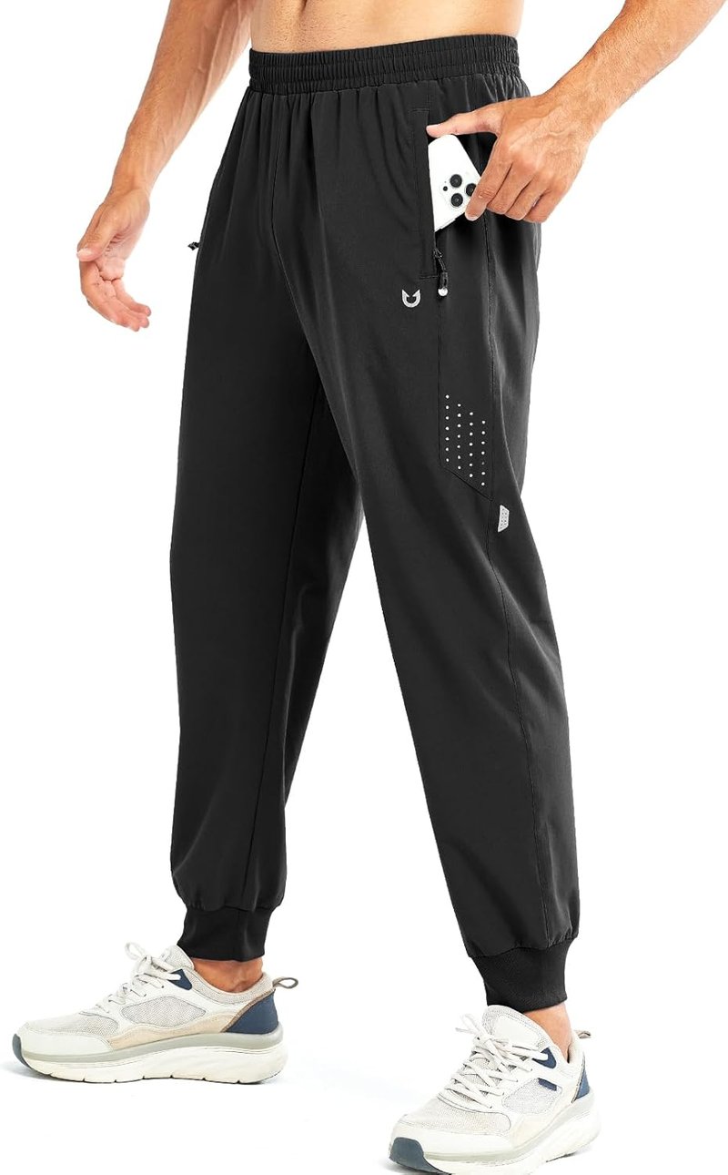 Men's Athletic Running Pants - Lightweight Quick Dry Joggers for Gym & Sports | Active Training Sweatpants